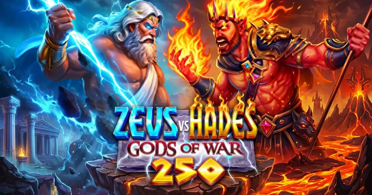 Zeus vs Hades Gods of War 250 free demo